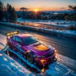 Scorching 1000 Tarmac Epic: Gargantuan Gladiators Grappling in Luminescent Labyrinths